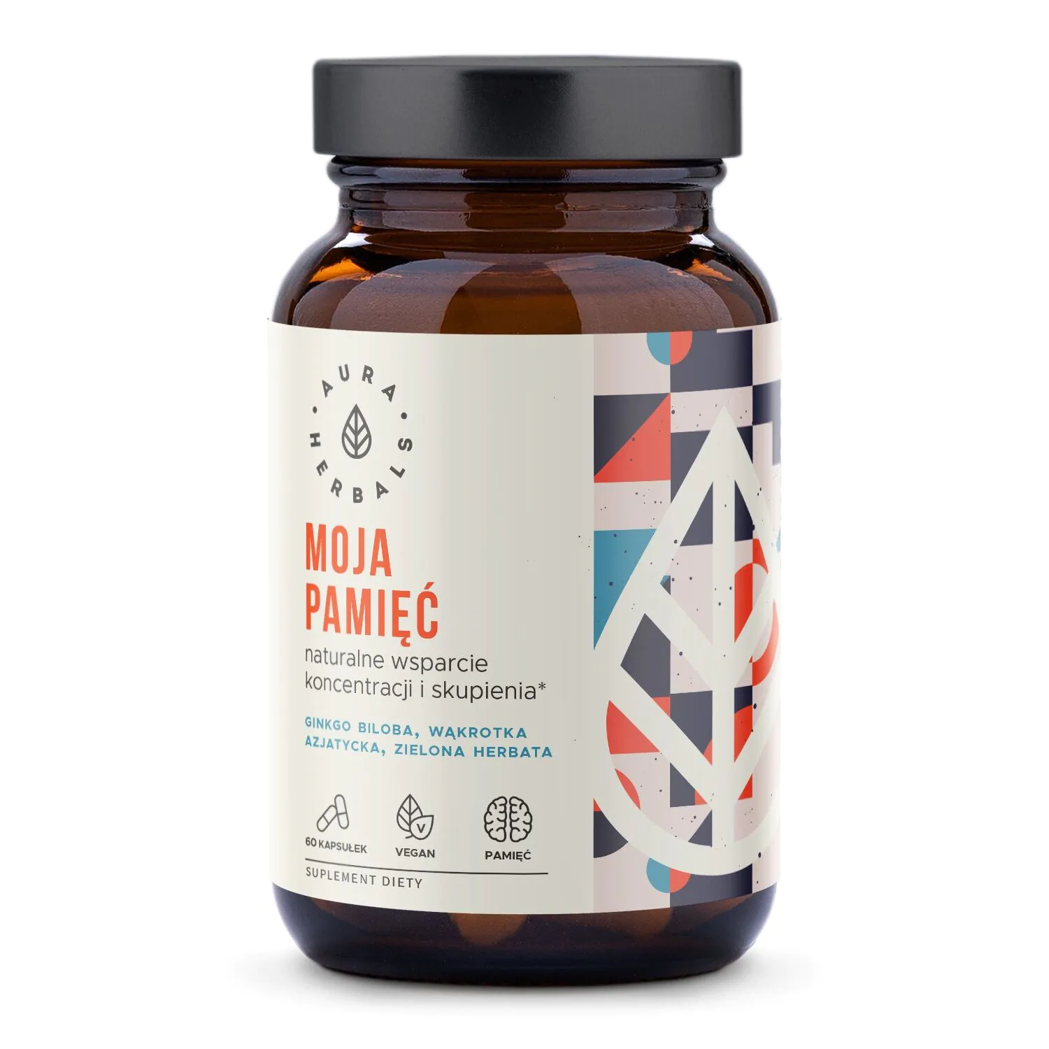 „Aura Herbals“ – mano atmintis, koncentracija ir dėmesio sutelkimas, kapsulės