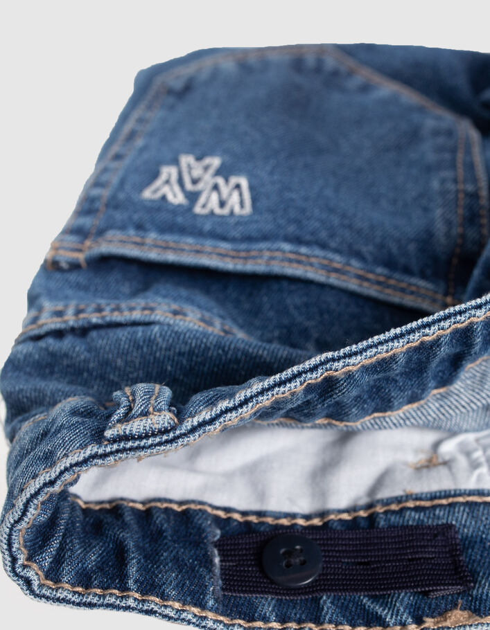 Jean STRAIGHT bleu coton bio fille