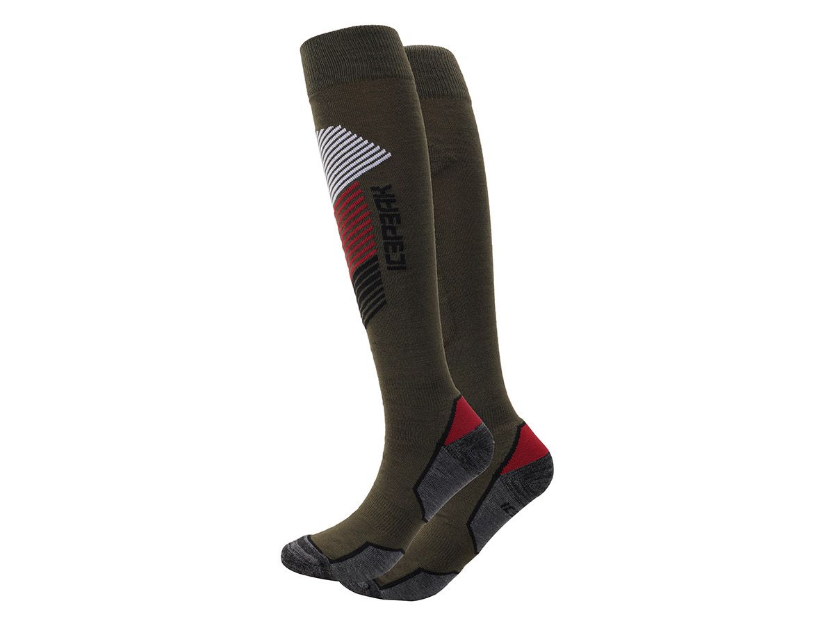 Icepeak Itasca Dark Olive Skisocken