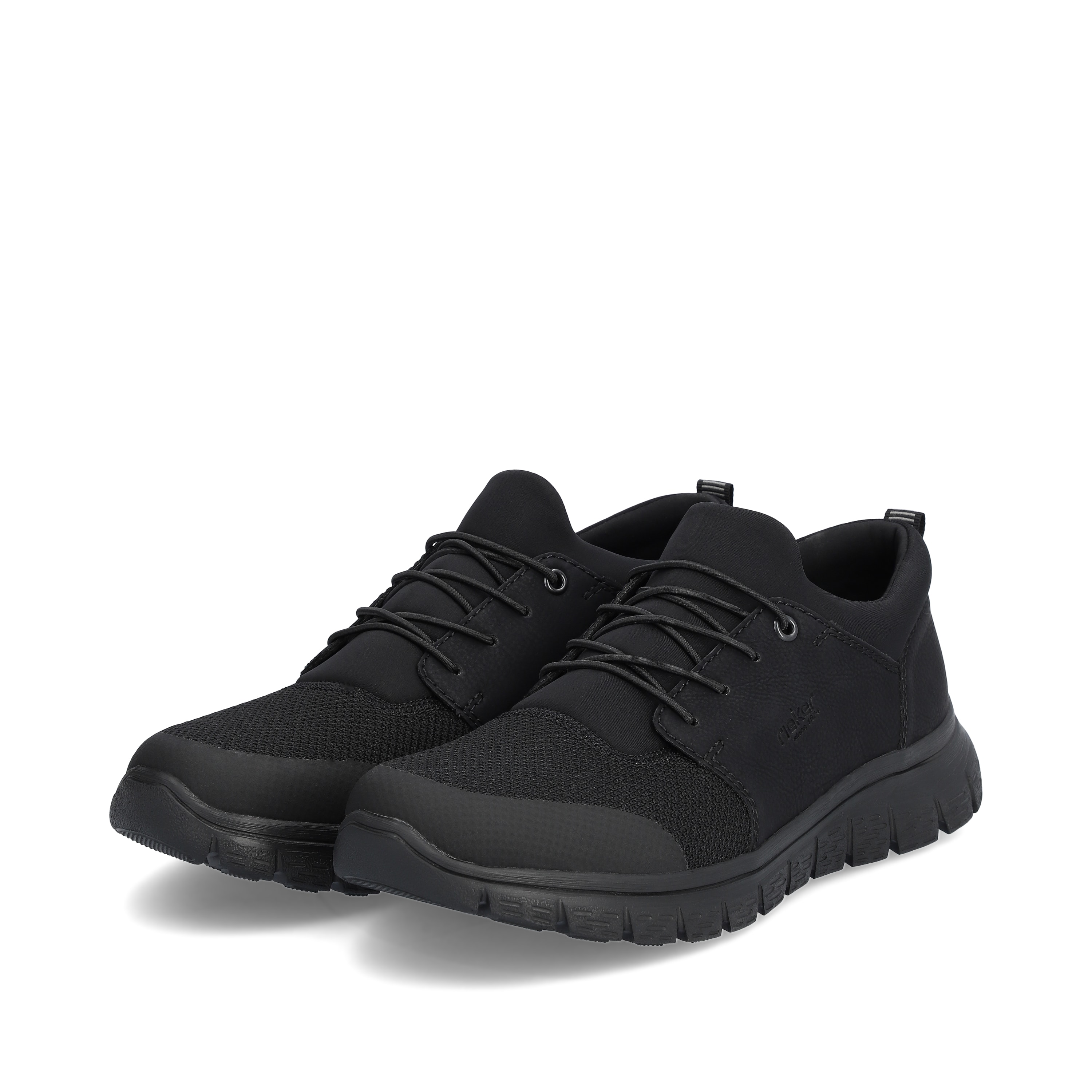 Rieker Herren Slipper tiefschwarz