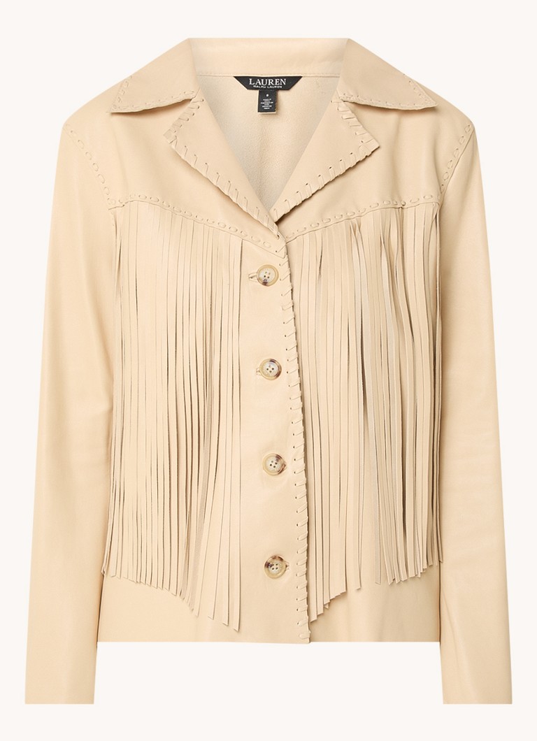 Jachetă din piele de miel Ralph Lauren Fleck
