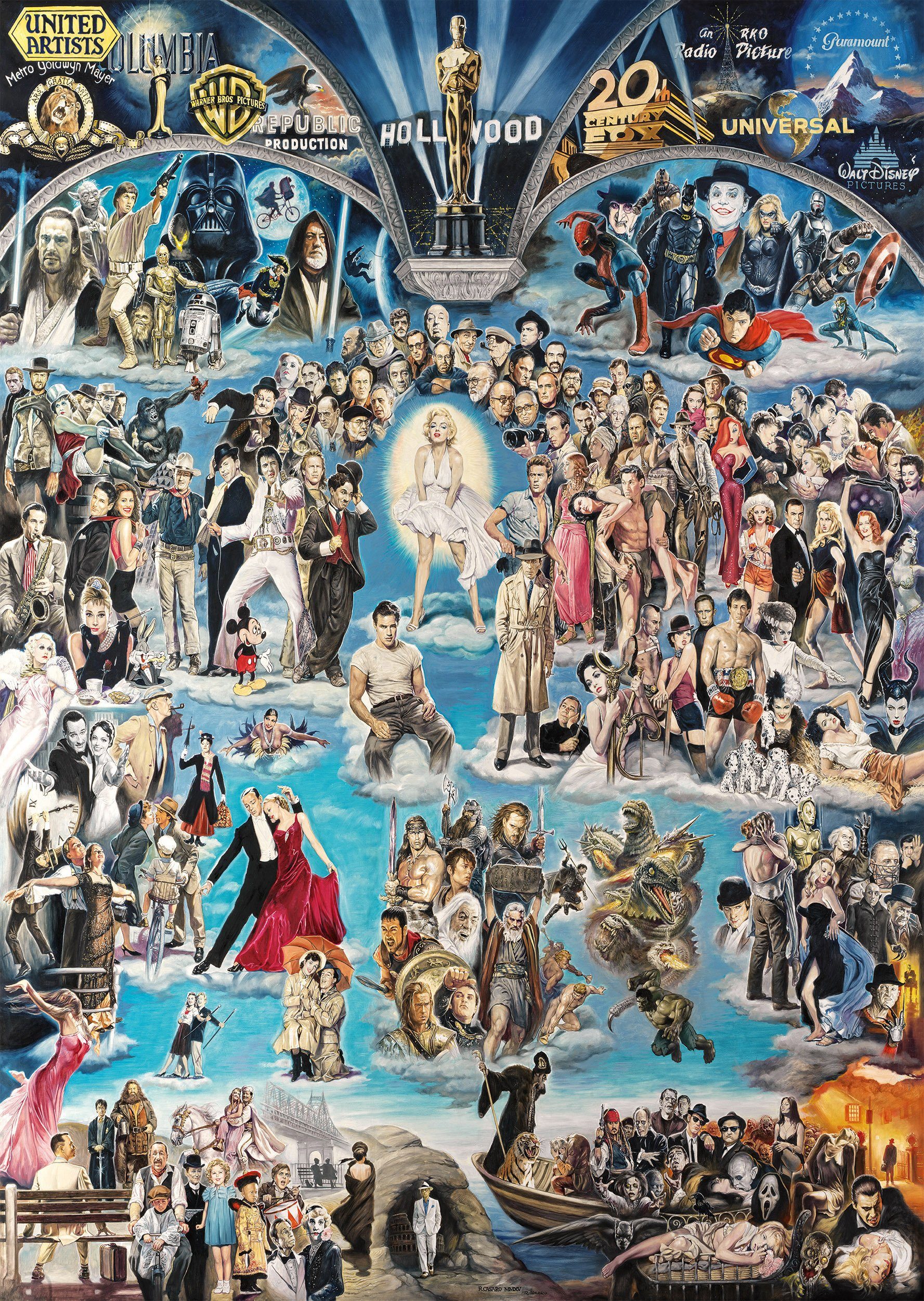 Schmidt Spiele Puzzle Hollywood XXL, 3000 Puzzleteile