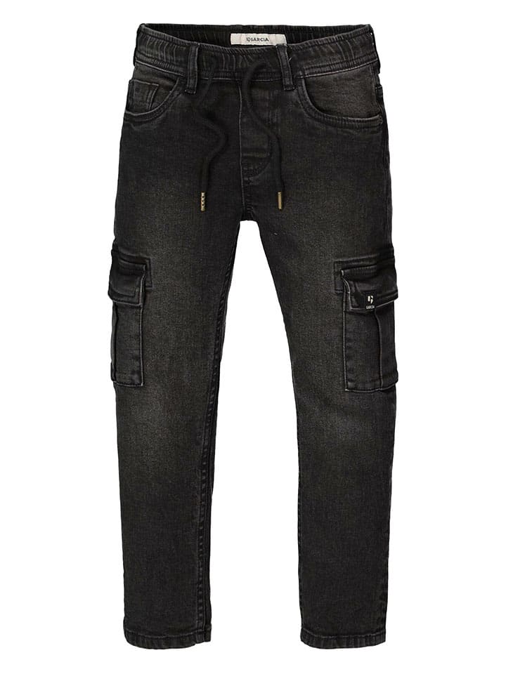 Garcia Cargojeans in Schwarz günstig kaufen