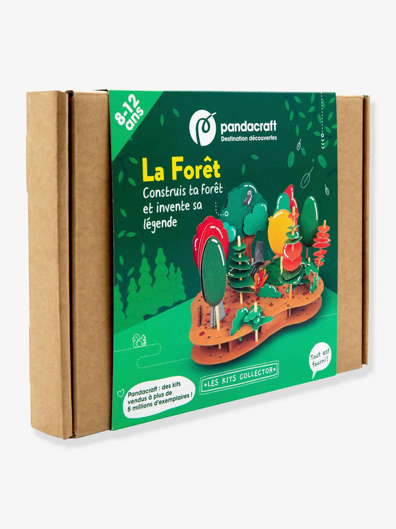 Kit collector La forêt 8/12 ans PANDACRAFT vert