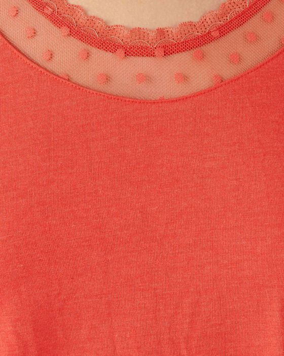 T-shirt Thermol'love tulle plumetis