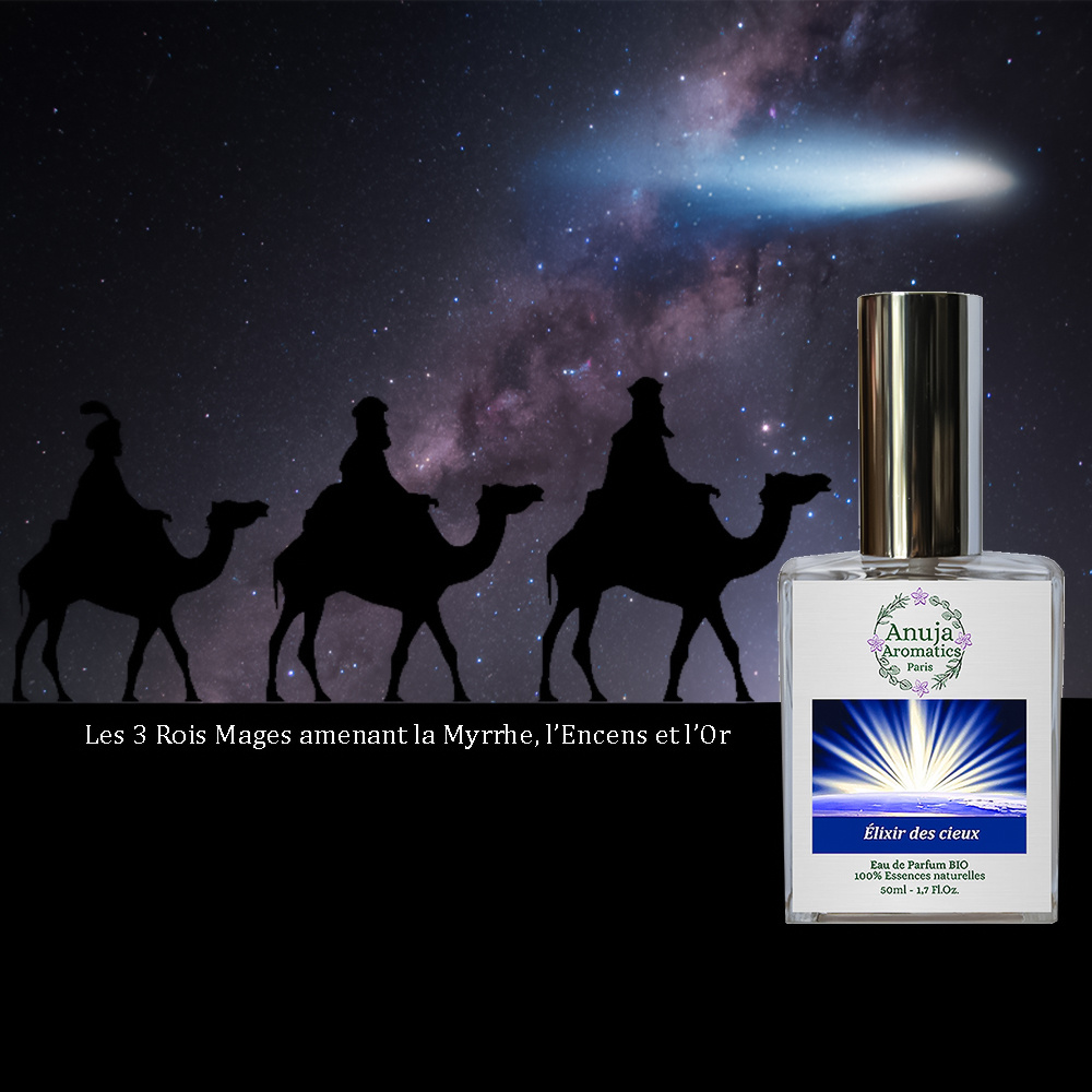 anuja aromatics Élixir des Cieux Eau de Parfum Bio aux Essences 100 % Naturelles