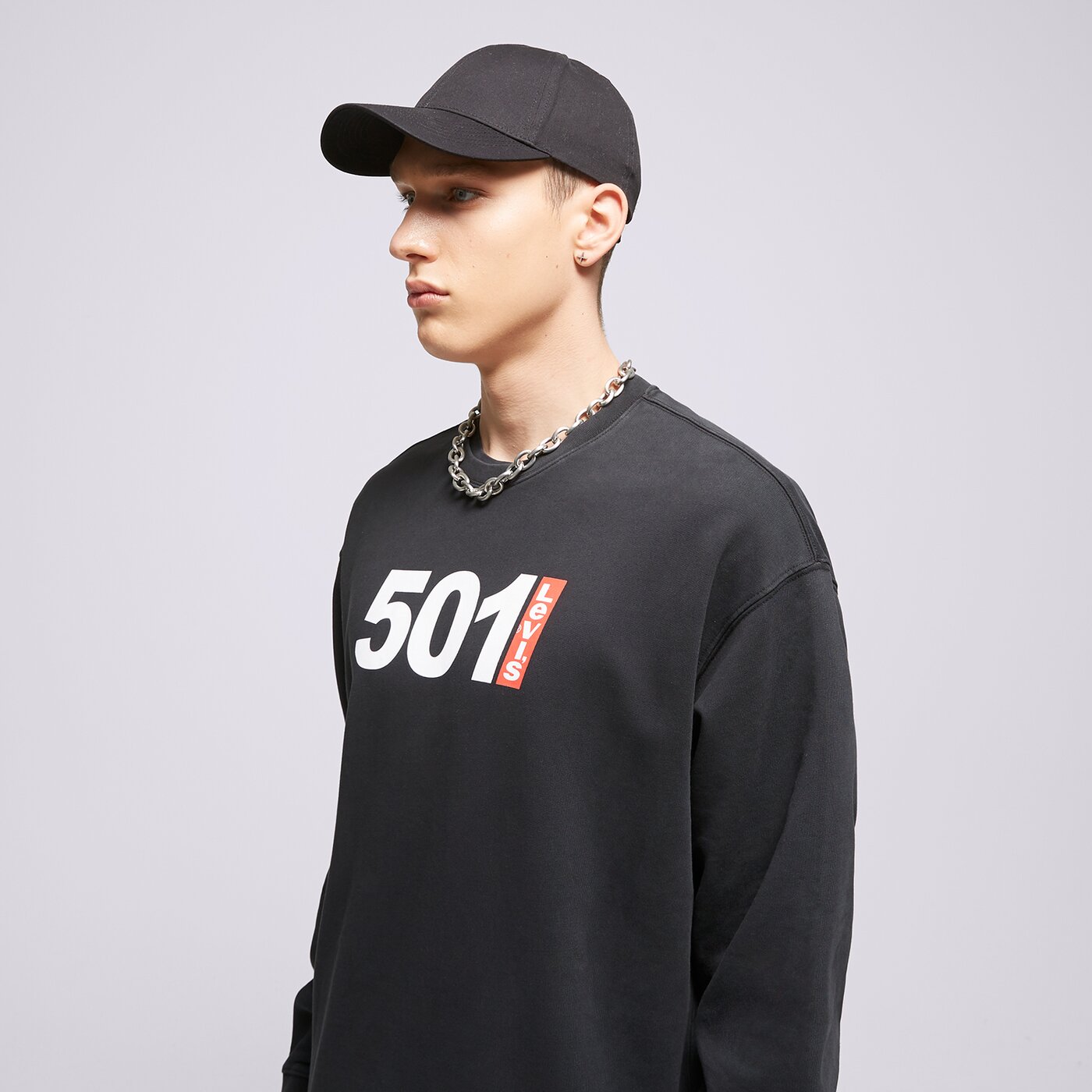 LEVI'S SWEATSHIRT RELAXD GRAPHIC   CREW 501 ANNIVERSARY Multicolor