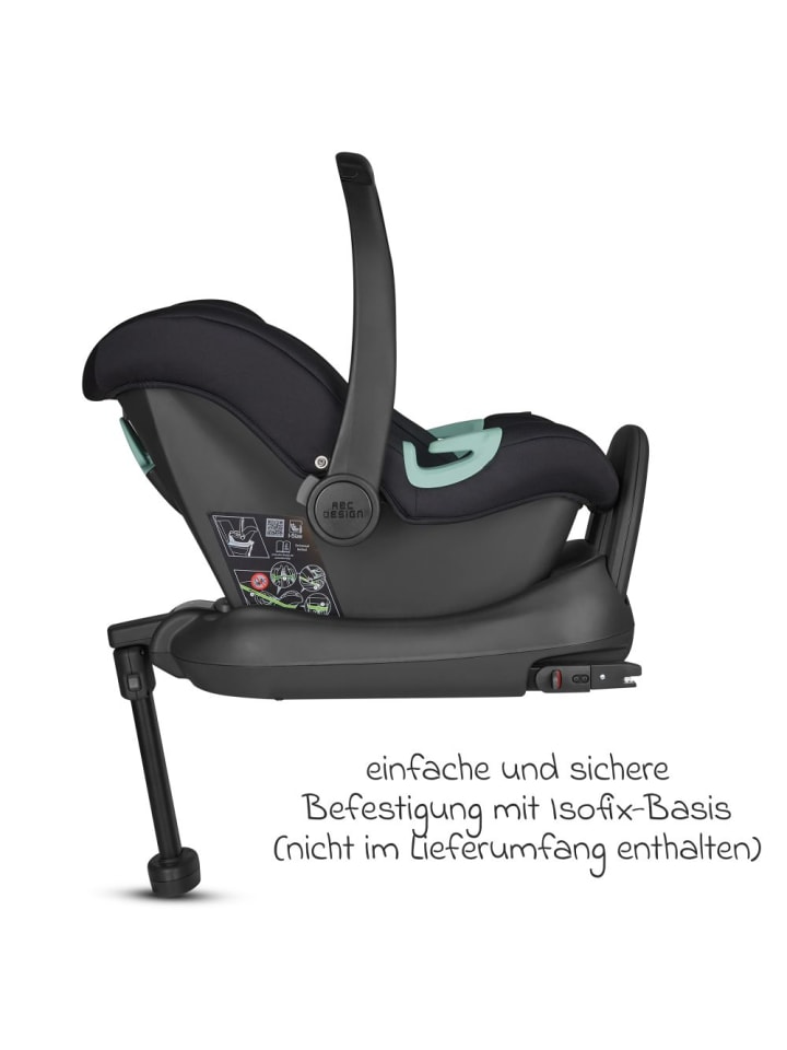 ABC-Design Babyschale Tulip (Autositz Gruppe 0  / i-Size) in schwarz günstig kaufen onesize