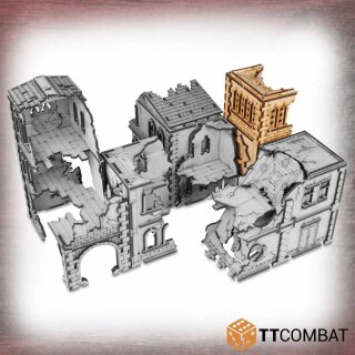 Ruined Modular Villetta Triplicare Rosa