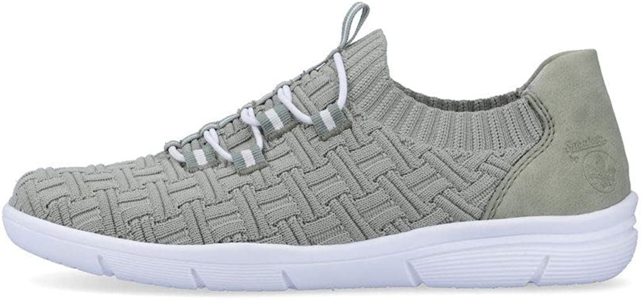 RIEKER Sportliche Slipper grün