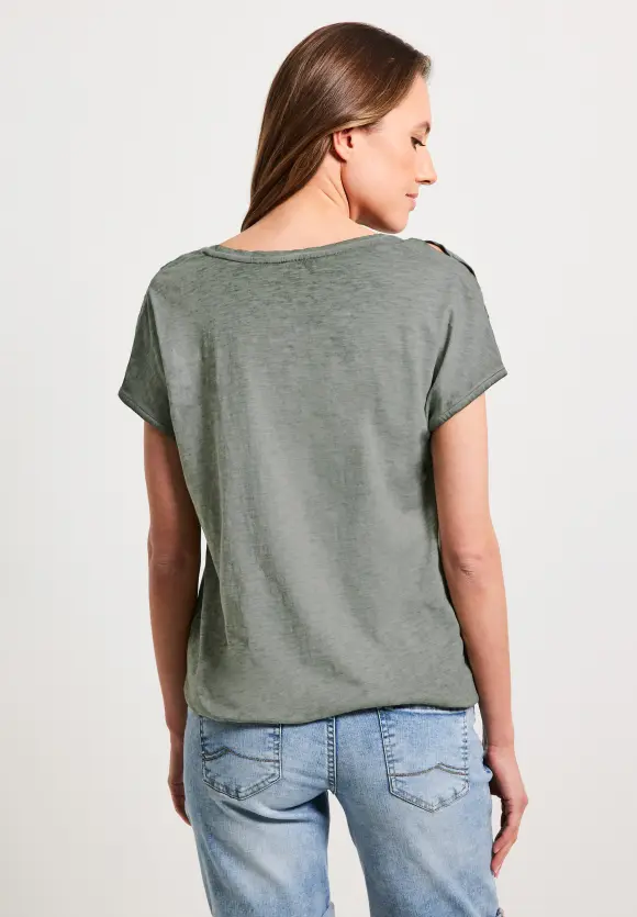 CECIL T-Shirt in gewaschener Optik