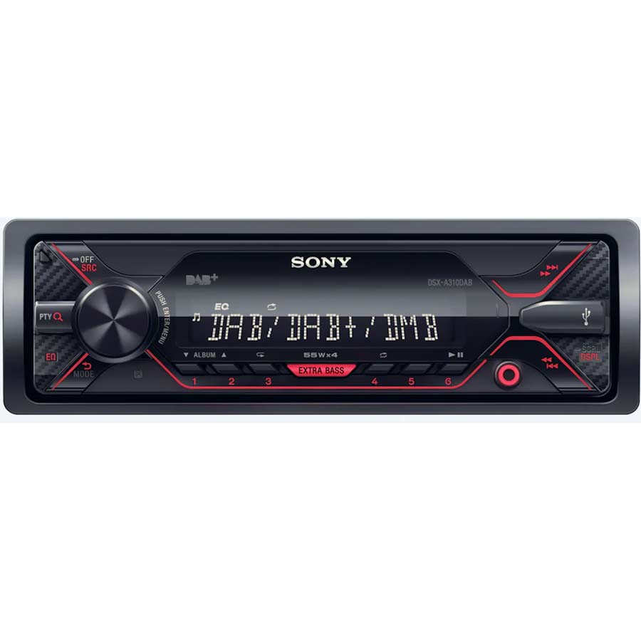Sony DSX-A310DAB 1 DIN Autoradio mit DAB+ Tuner, Extra Bass, USB/AUX Eingang, iPod Control uvm. - ATU