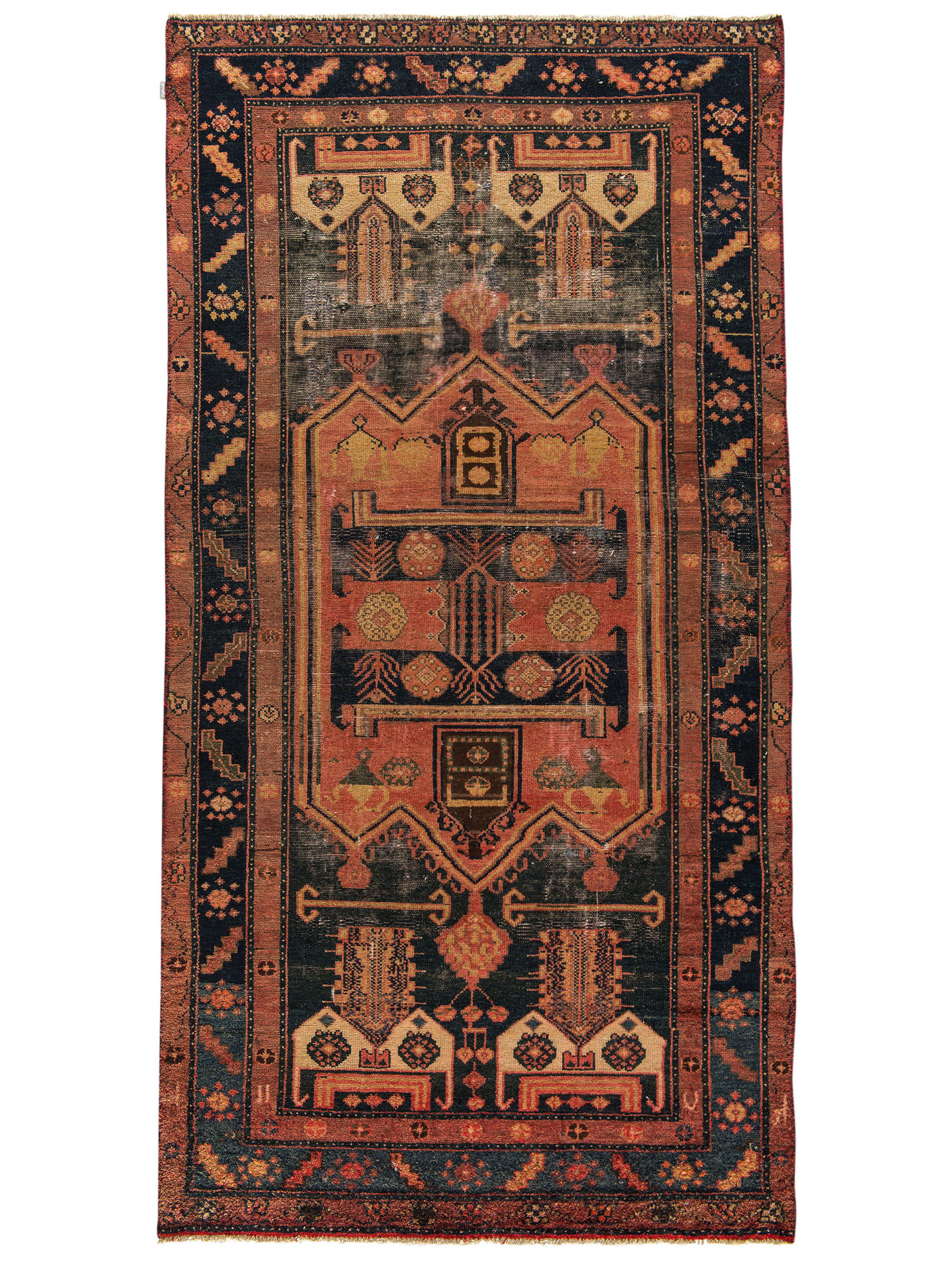 Hamadan Vintage ca. 140 x 280 cm, Unikat / Einzelstück