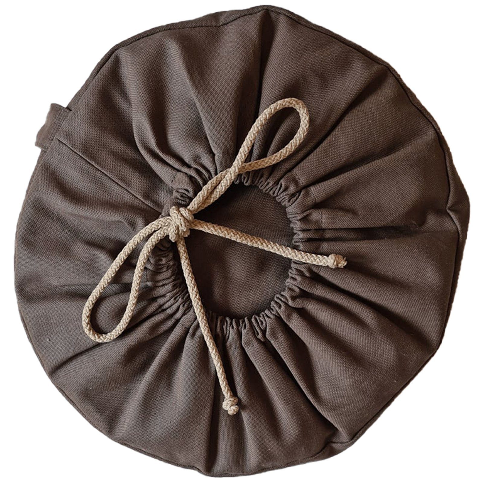 RelaxXL Yogakissen RAYA, Meditationkissen 30x15cm Buchweizenfüllung