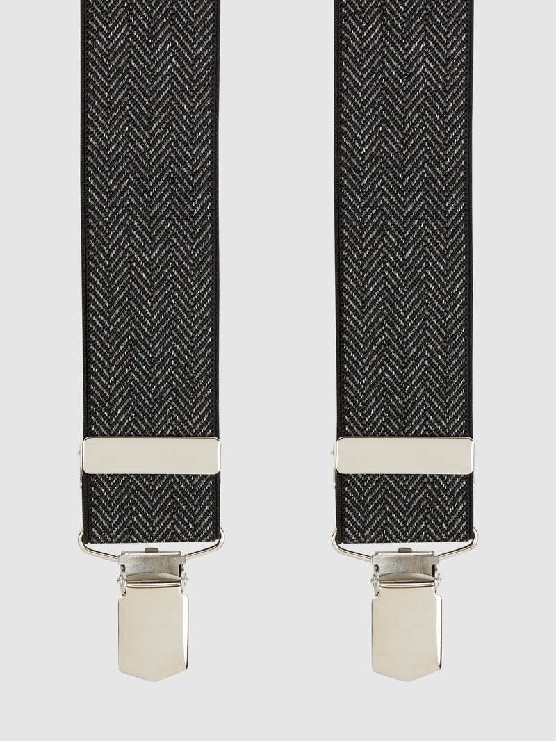 Hosenträger in Y-Form in schwarz
