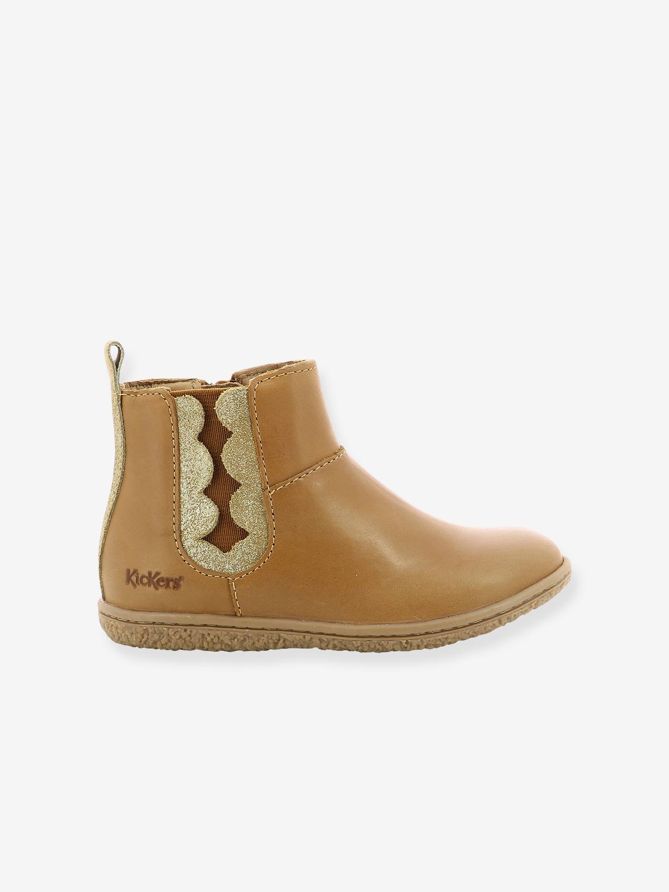 Boots fille Vetudi KICKERS® marron bronze