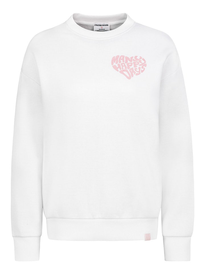 Fresh Made Sweatshirt in Weiß günstig kaufen