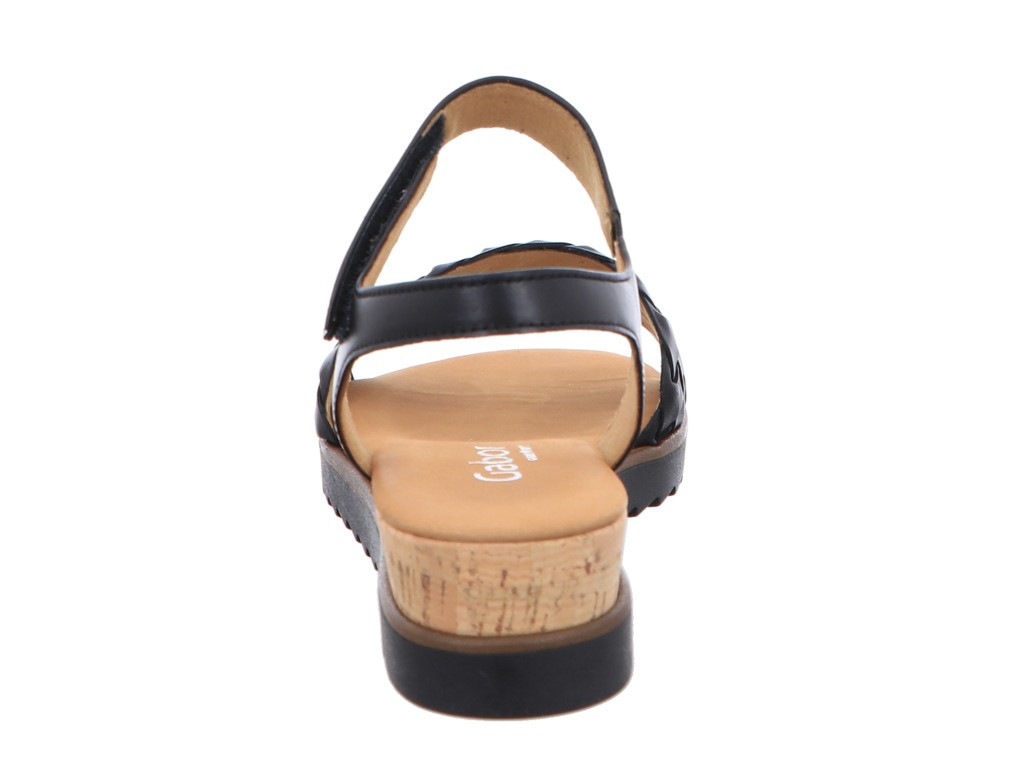 GABOR Komfort Sandalen schwarz Gabor Comfort Riemchensandale 22.759.27