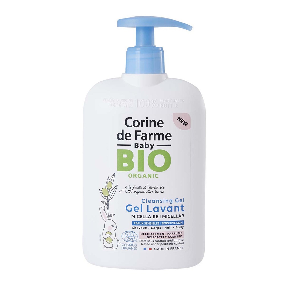 corine de farme Gel lavant Micellaire Corps & Cheveux BIO Parfumé Gel lavant Bébé