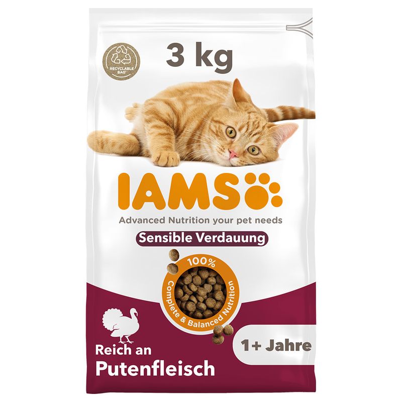 IAMS Advanced Nutrition Sensitive Digestion mit Pute | bitiba.de