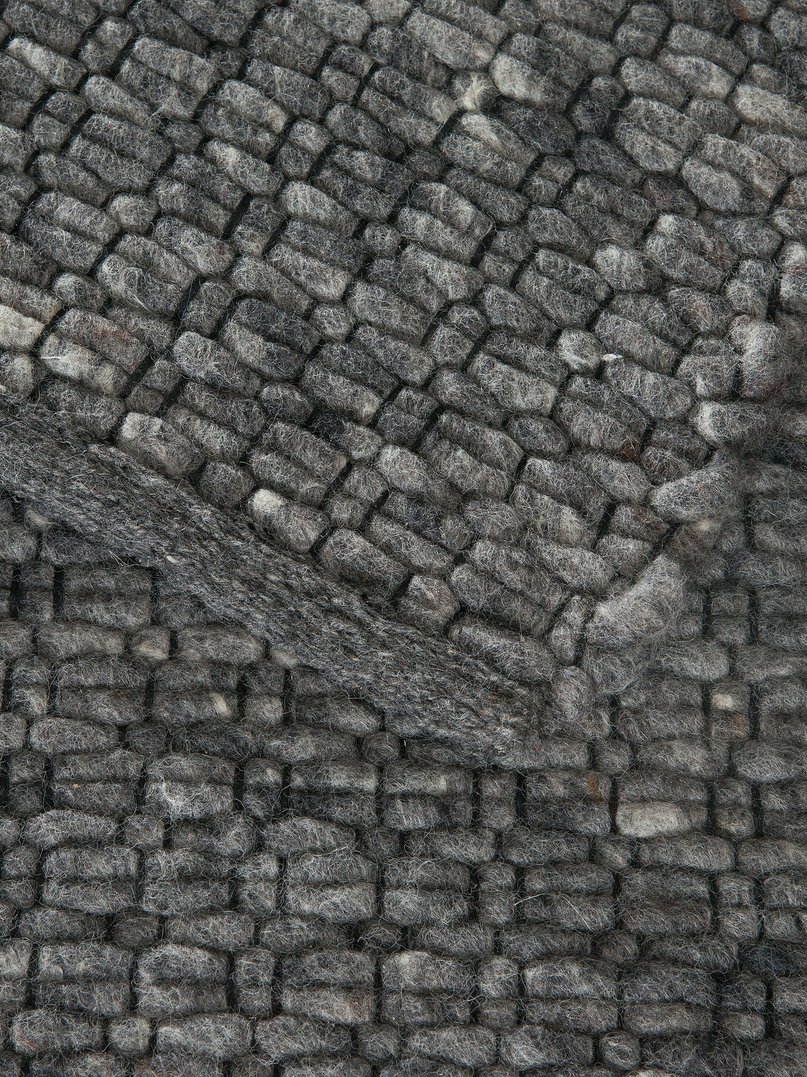Toftlund Woll-Teppich, Dark Grey