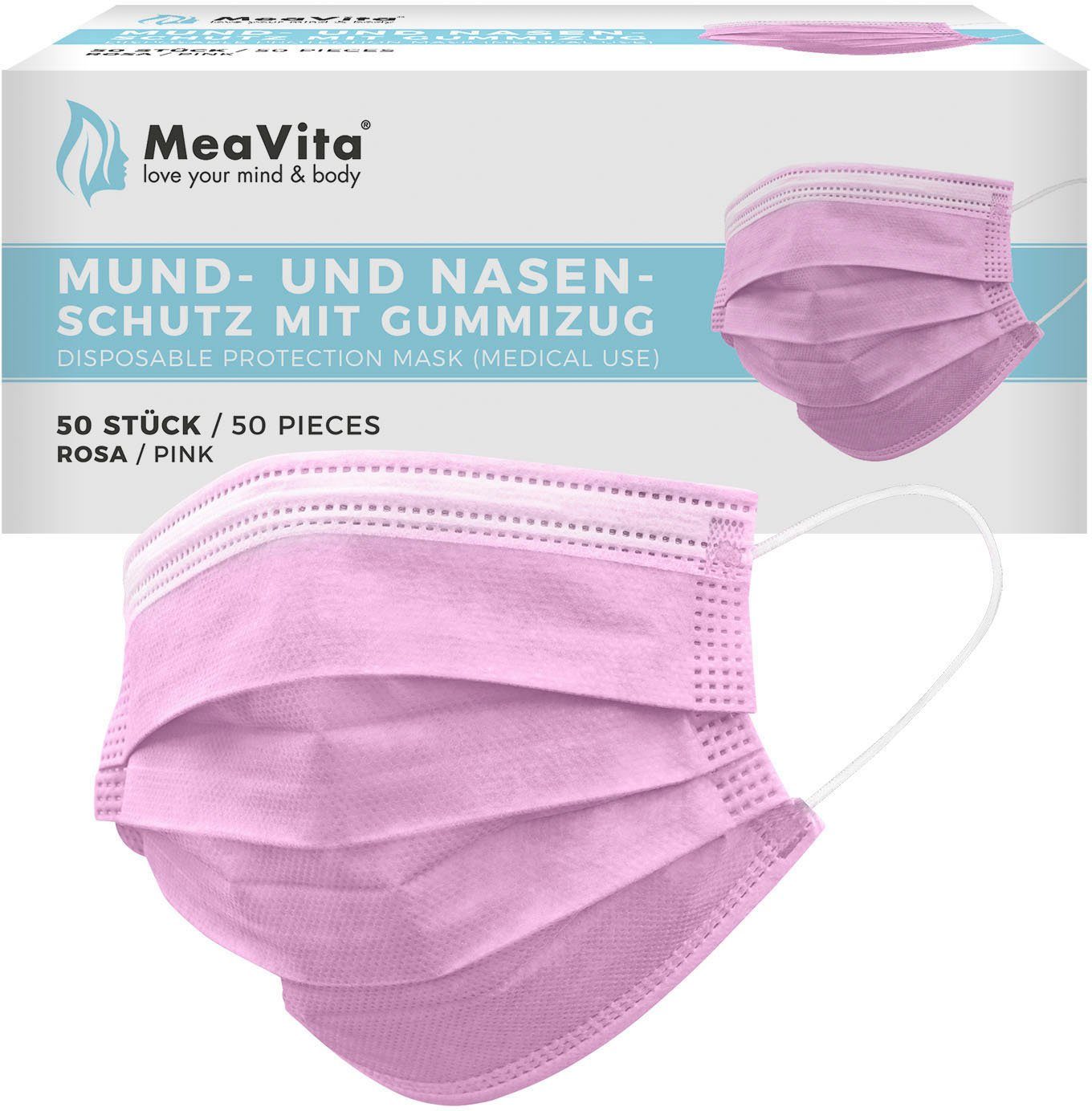 Medizinischer Mund-Nasen-Schutz, Packung, 50-St.