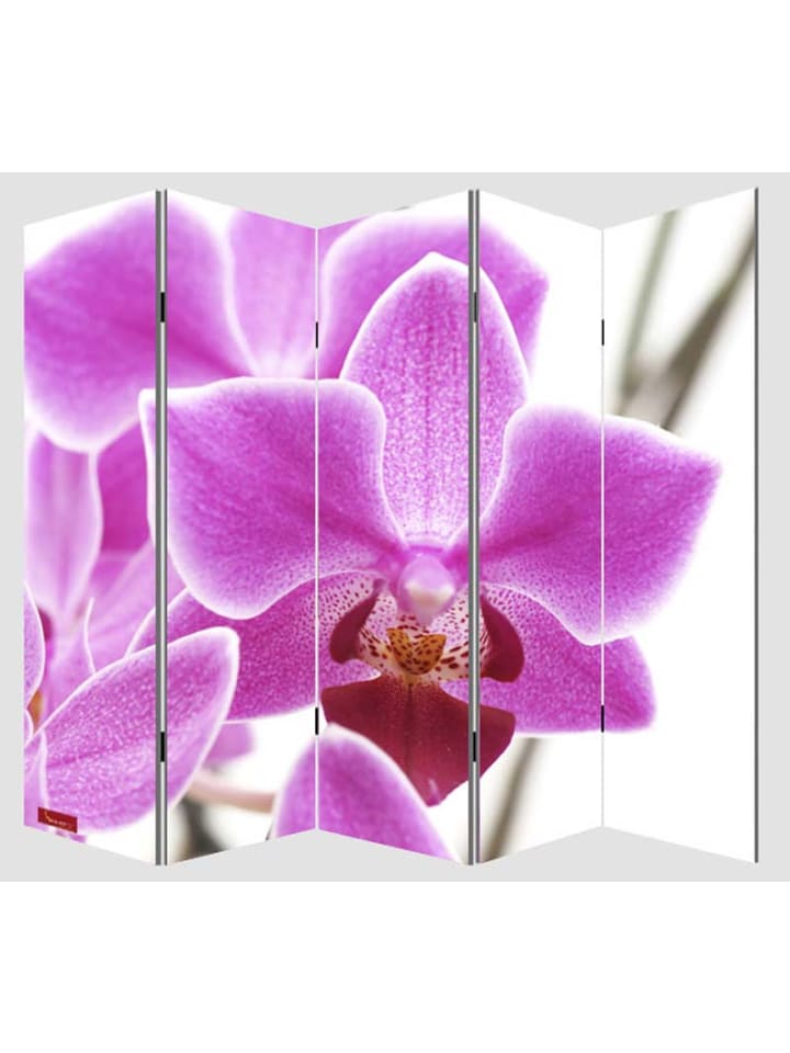 MCW Foto-Paravent Bagheria, 180x200cm, Orchidee günstig kaufen onesize