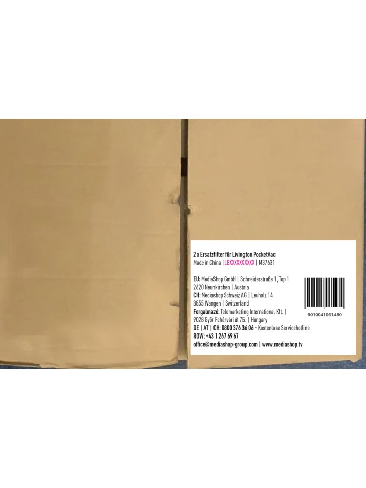 Livington Ersatzfilter PocketVac in Weiß günstig kaufen onesize