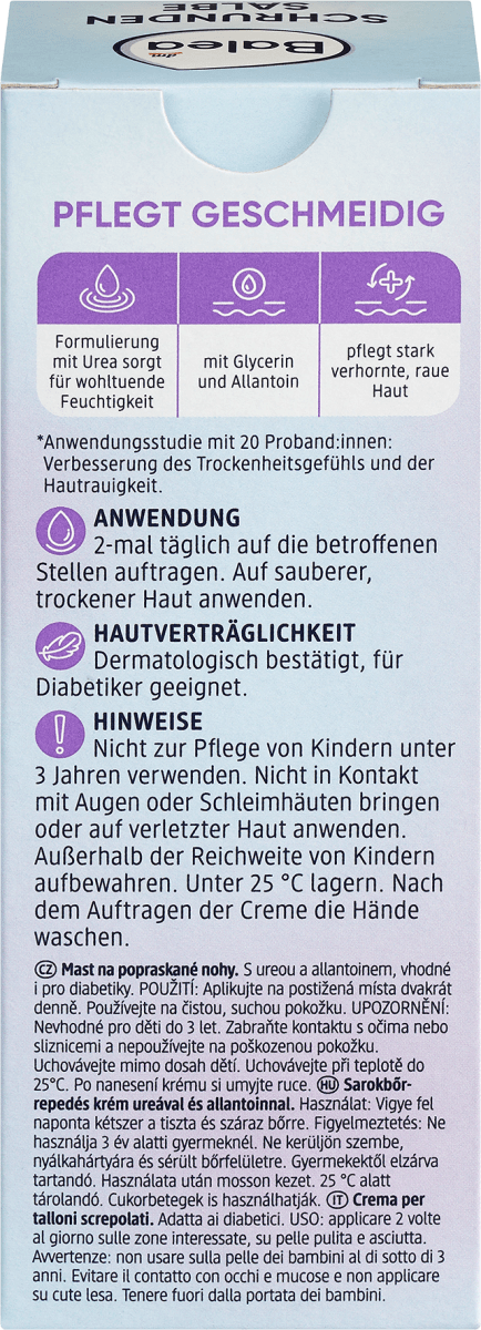 Fußcreme Schrundensalbe 25% Urea, 50 ml