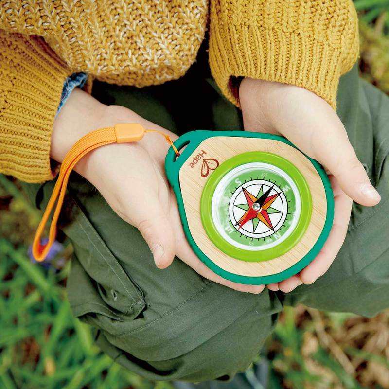 Boussole et mousqueton Hape