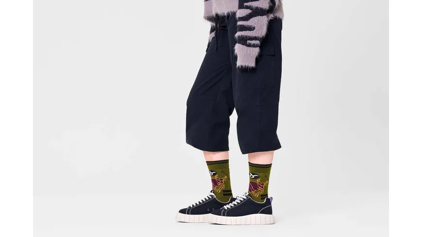 Happy Socks Unisex Socken Taurus dark green