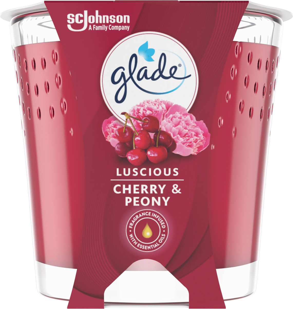 Duftkerze im Glas Luscious Cherry & Peony 129g, 1 St