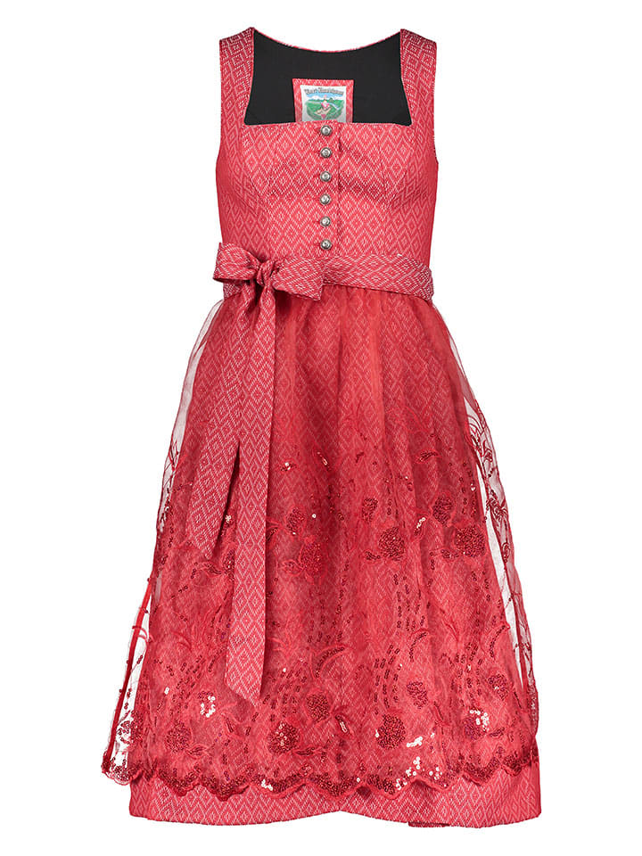 Turi Landhaus Dirndl in Rot günstig kaufen