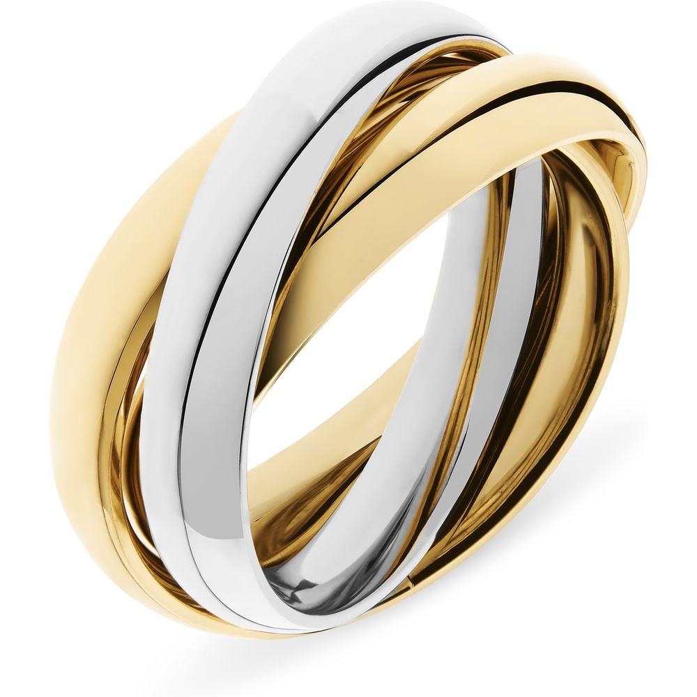 Esprit Bague pour femme Acier inoxydable or jaune, argent Bague