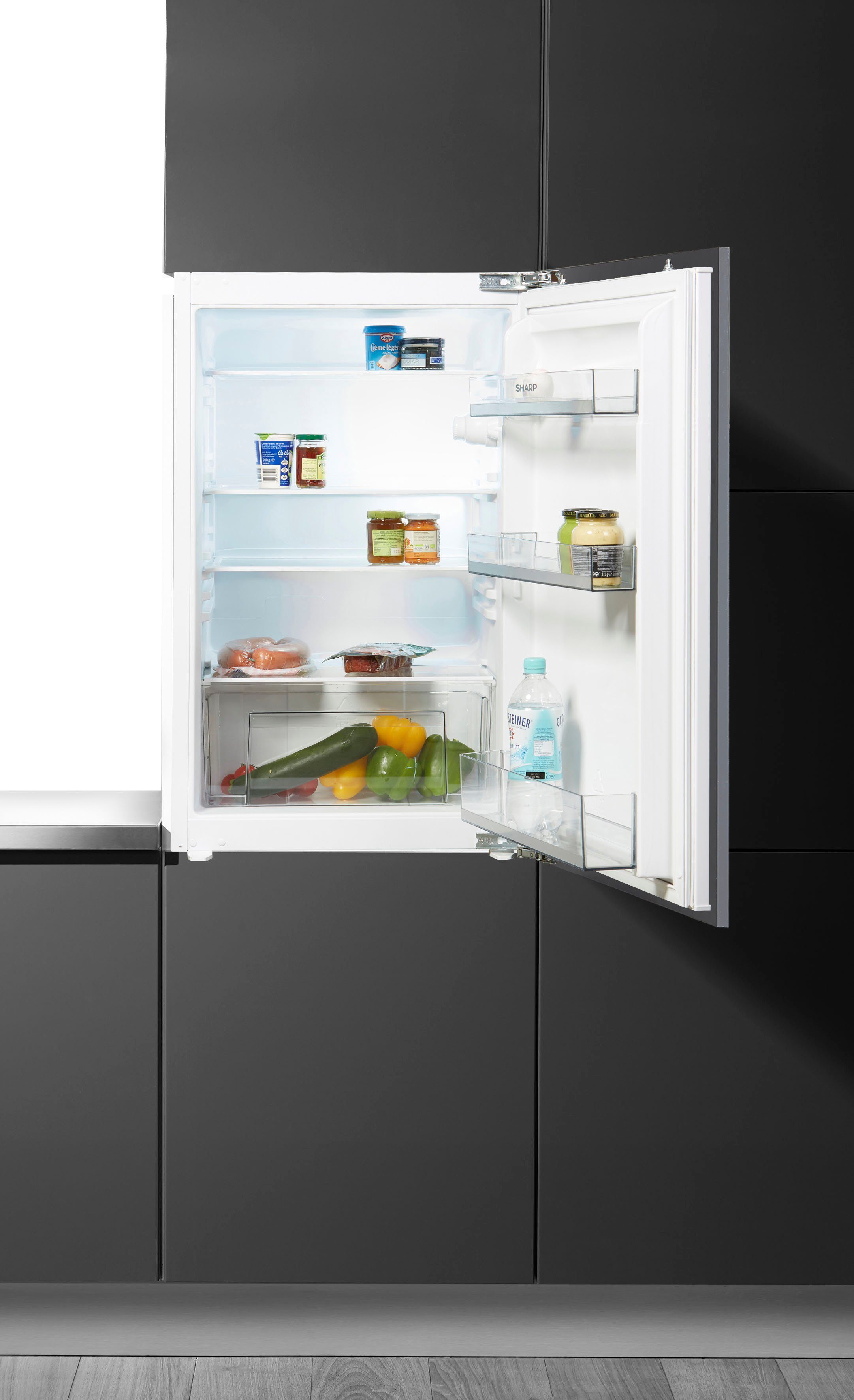 Sharp Einbaukühlschrank SJ-LE134M0X-EU, 87,5 cm hoch, 54 cm breit