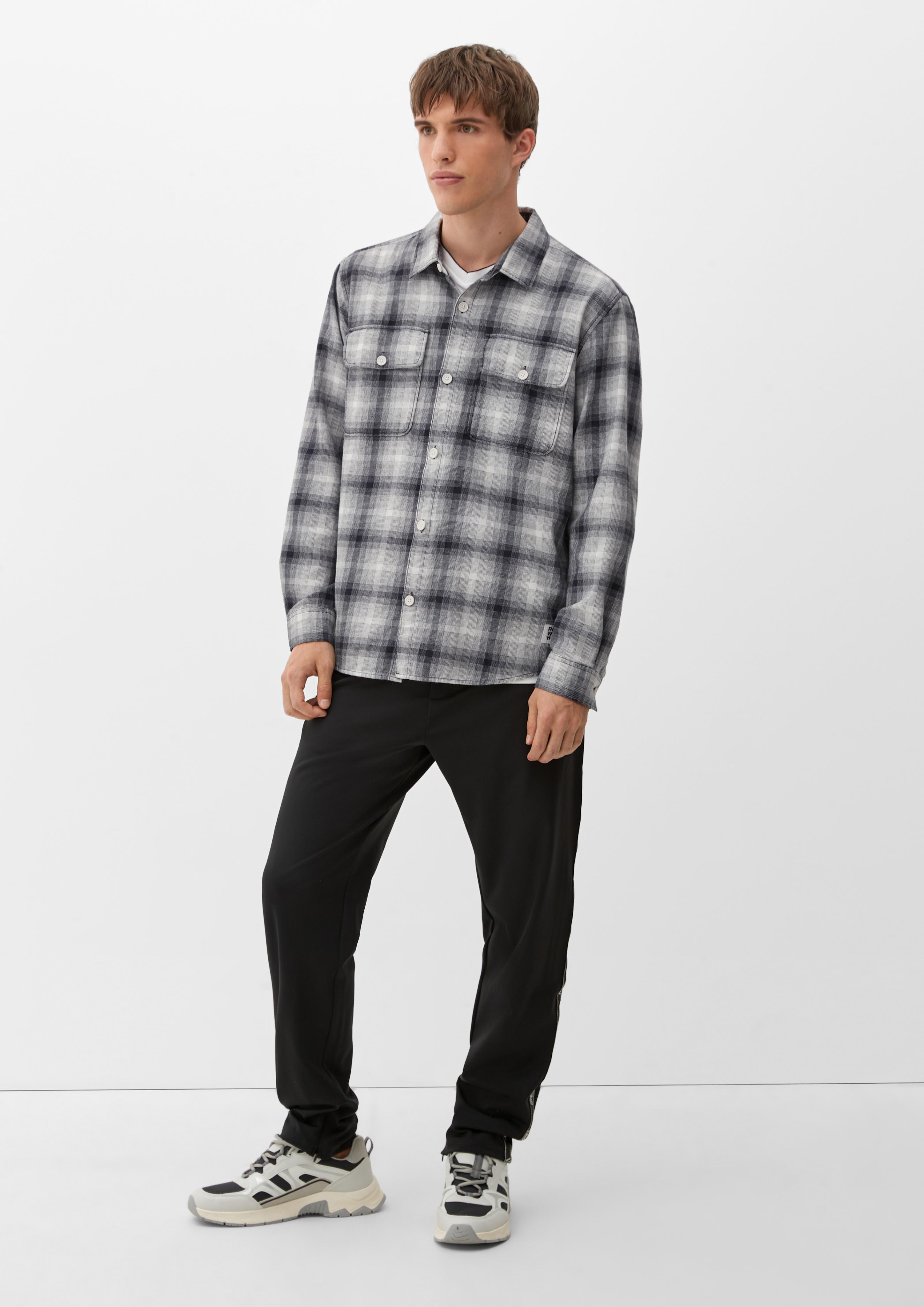QS x JAMULE Flanellhemd mit Karomuster  2127144-98N0