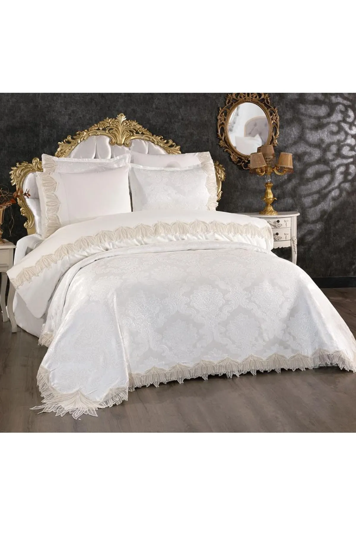 Çeyiz Diyarı  Pride Bridal Set 7-teilig Creme