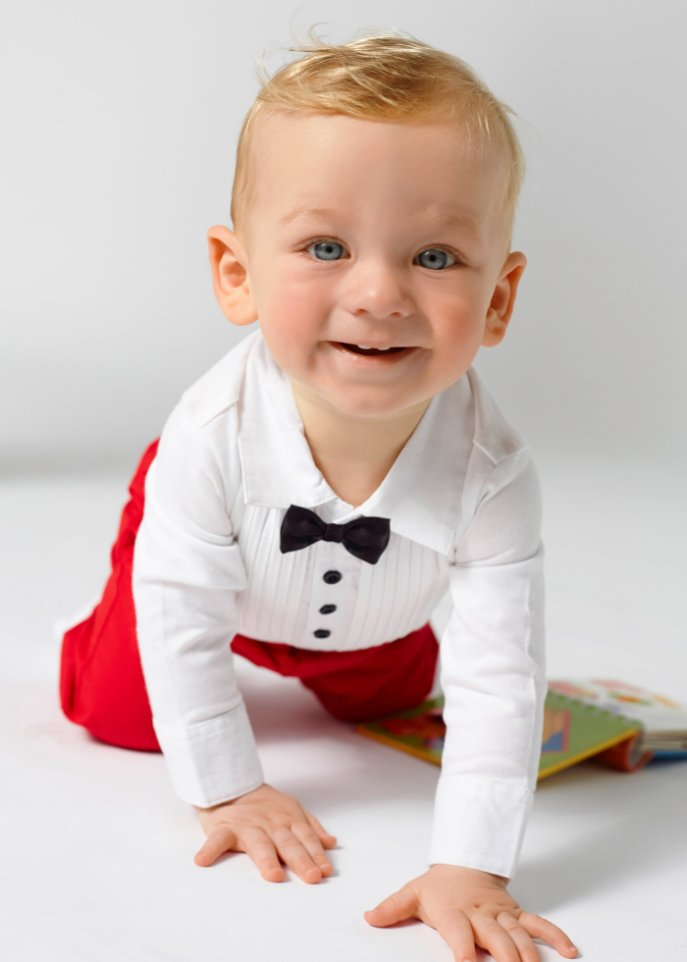Baby Langarmbody Bio-Baumwolle