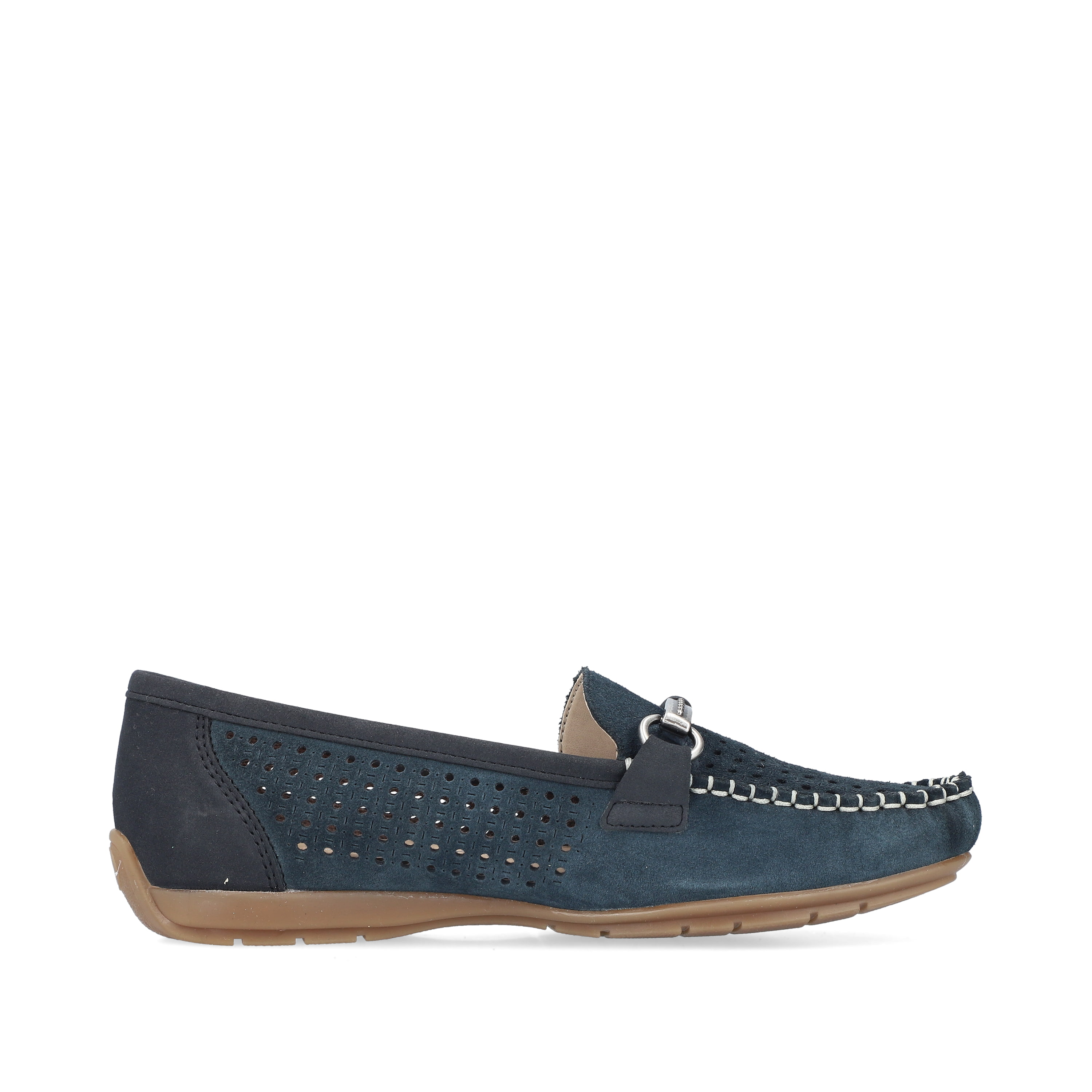 Rieker Damen Loafer schieferblau