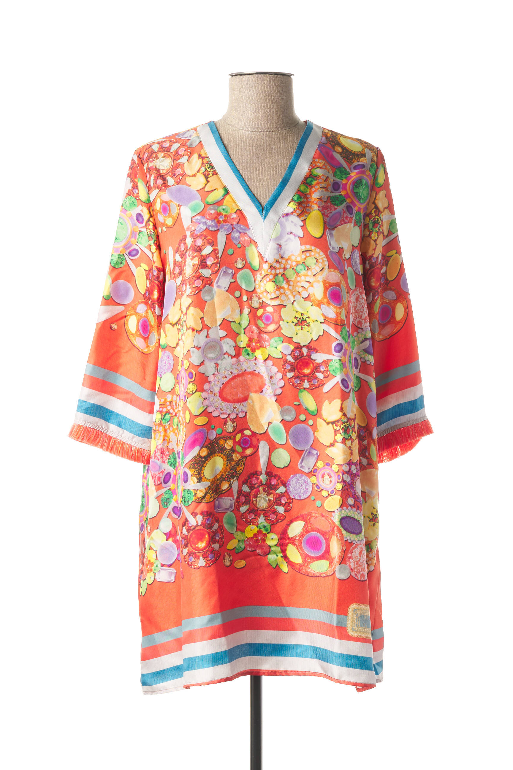 Mucho Gusto Tuniquemanchelongue Femme couleur orange