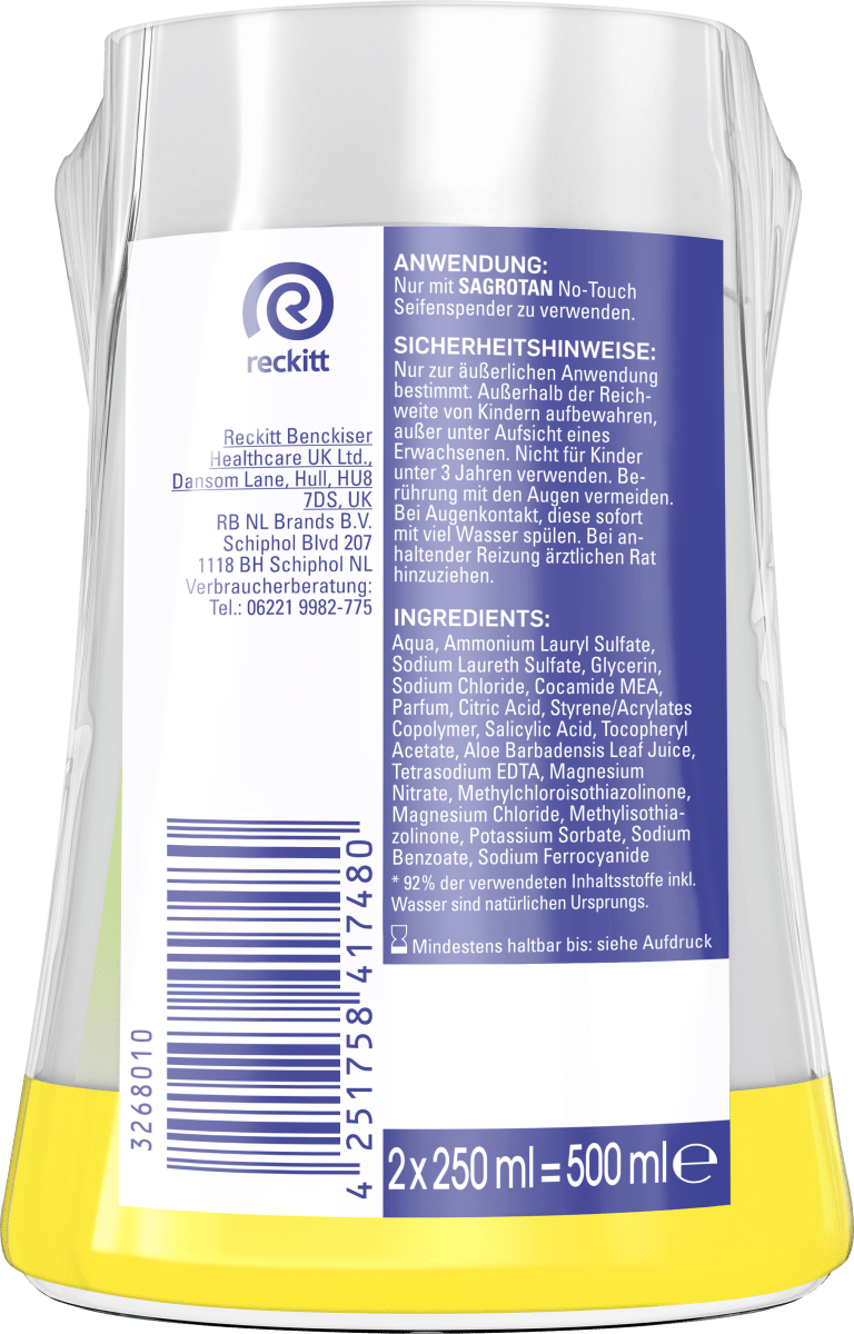 Seifenspender No Touch Kids Entdecker-Power Nachfüllpack (2x250 ml), 500 ml