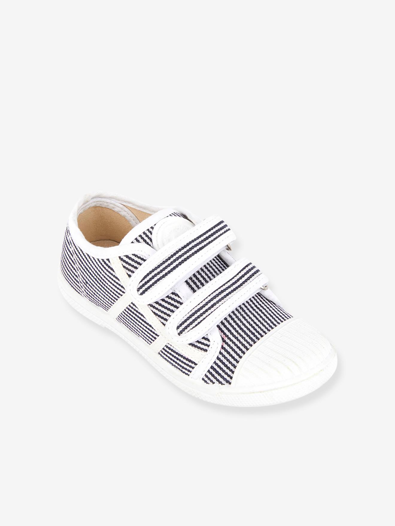 Les Tropeziennes Mädchen Stoffschuhe CLORY LES TROPEZIENNES PAR M. BELARBI - weiß/marine gestreift