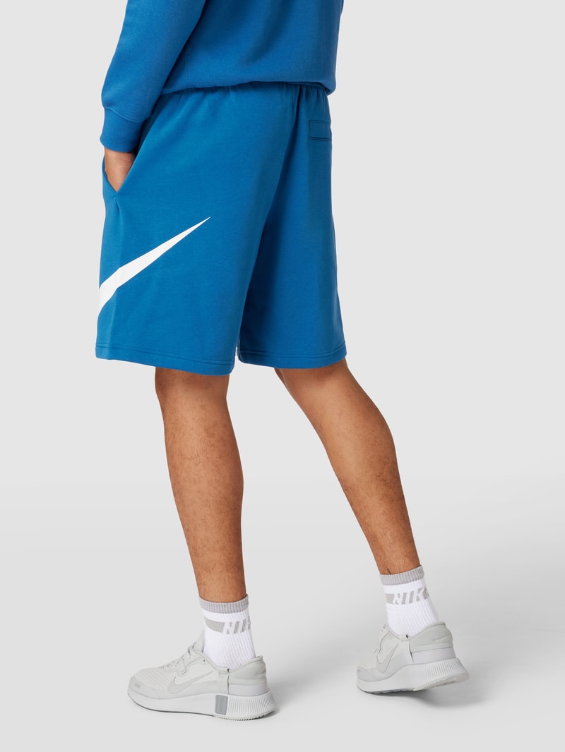 Sweatshorts mit Logo-Print Modell 'CLUB SHORT' in blau