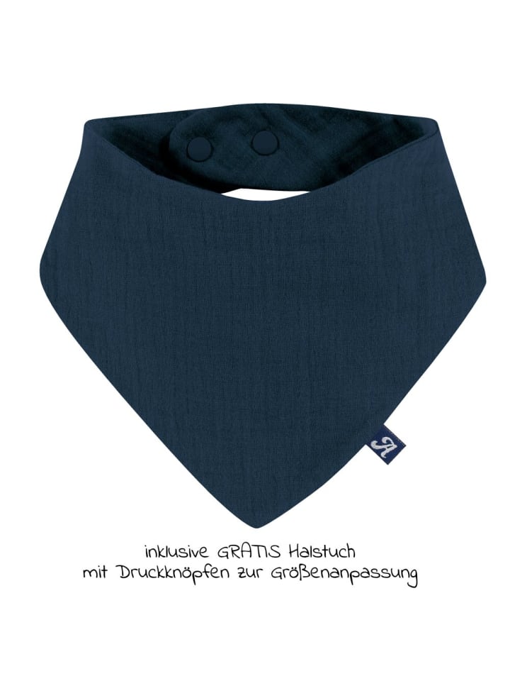 Alvi Sommer-Schlafsack mit Füßen Musselin / Sleep-Overall in blau günstig kaufen 110