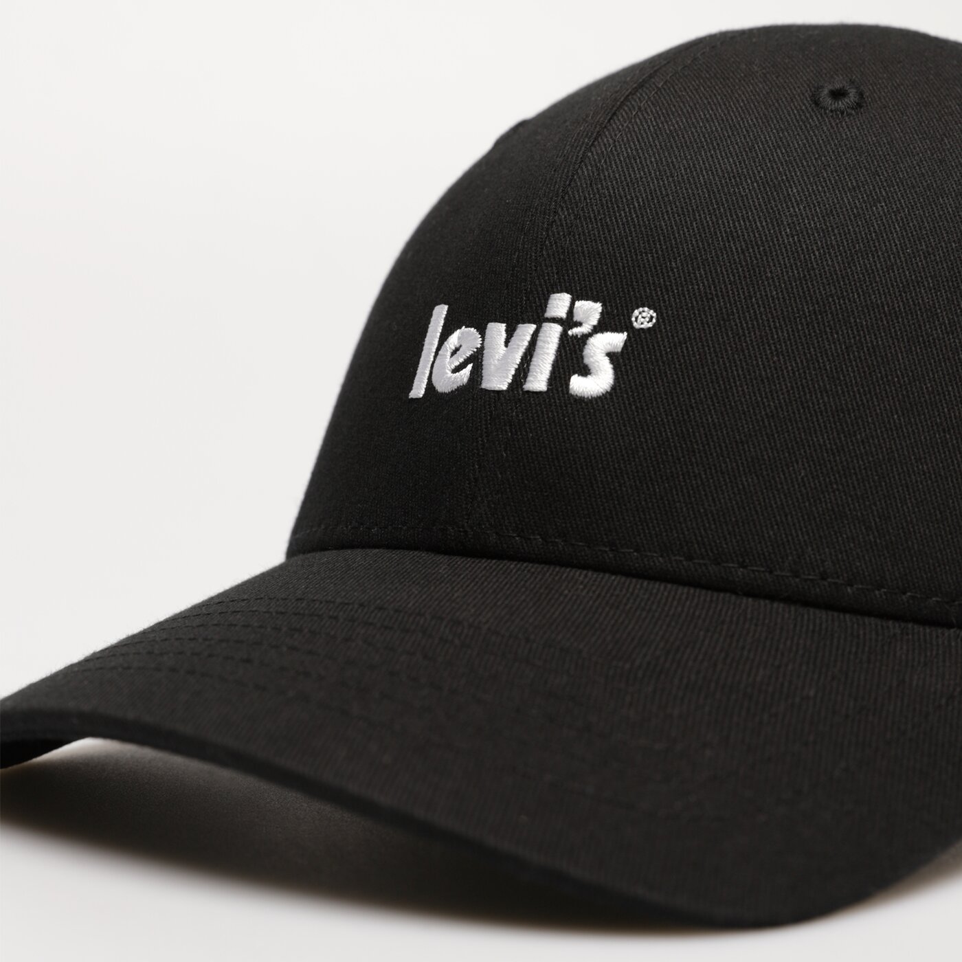 LEVI'S MÜTZE POSTER LOGO FLEXFIT CAP Schwarz