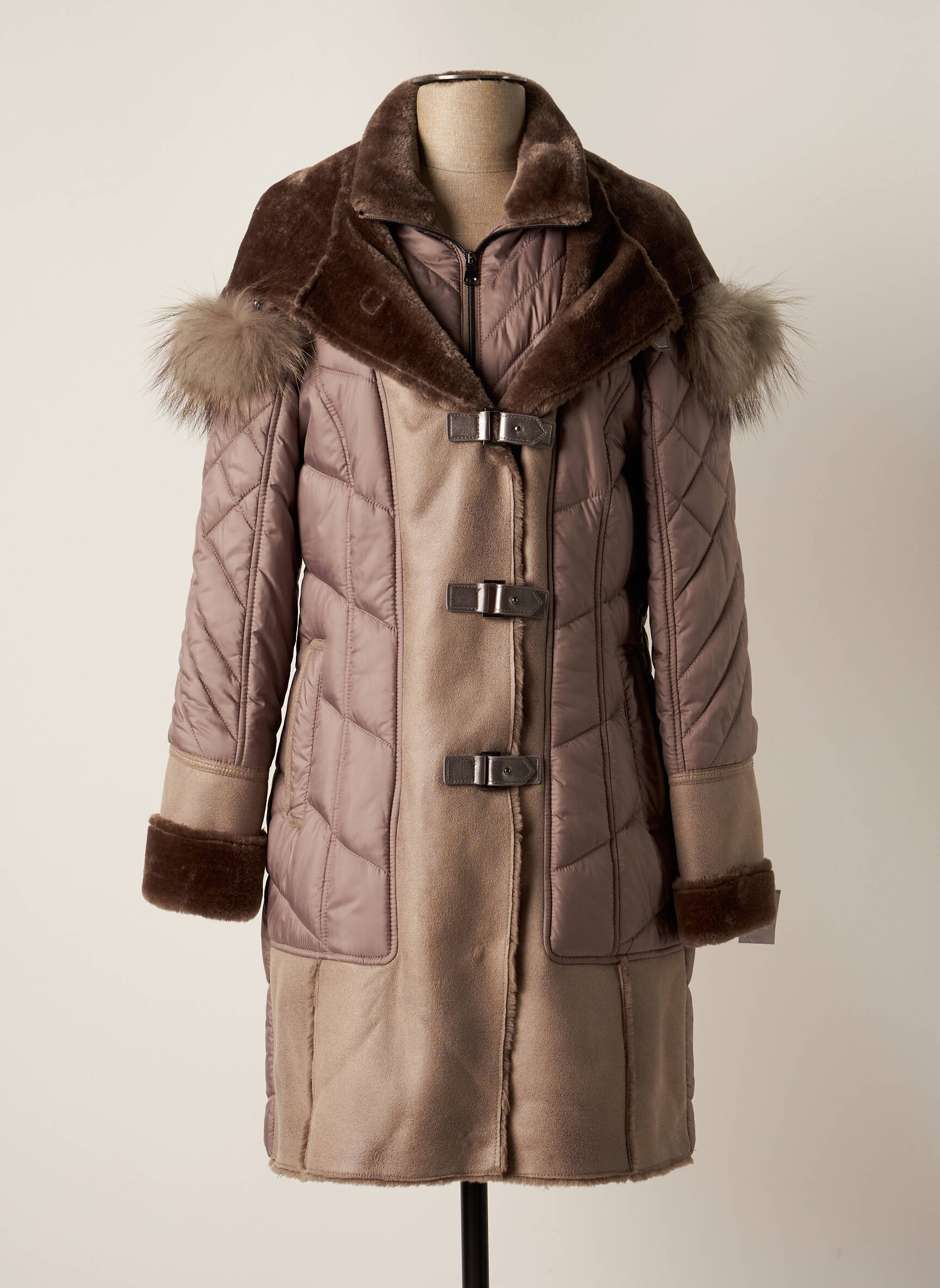 El Internationale Parkas Femme couleur gris