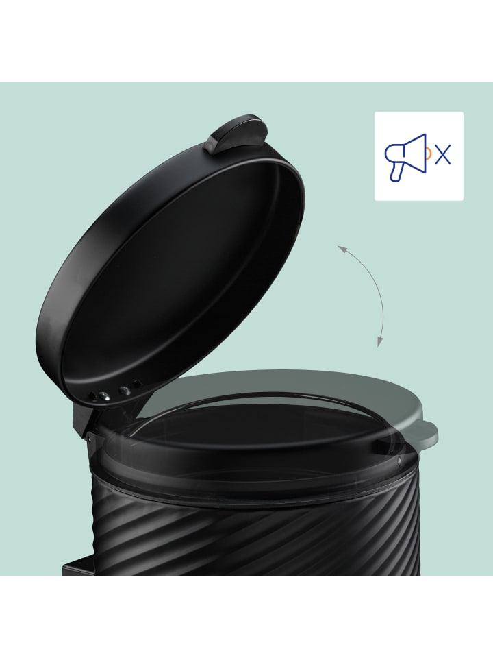 relaxdays Kosmetikeimer in Schwarz - 5 Liter günstig kaufen onesize