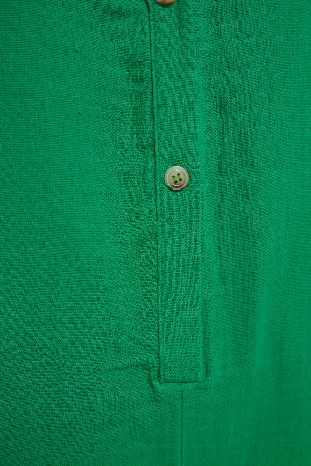Trendyol Collection  Grüner, weit geschnittener Overall aus gewebtem Musselin aus 100 % Baumwolle TBESS23TU00001