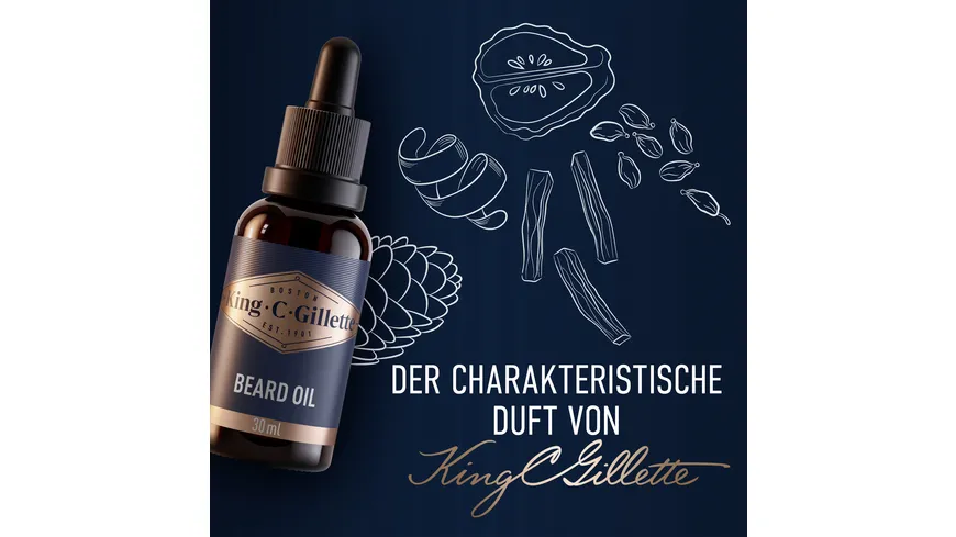 Gillette Bartpflege King C. Bartöl 30ml 30 ml