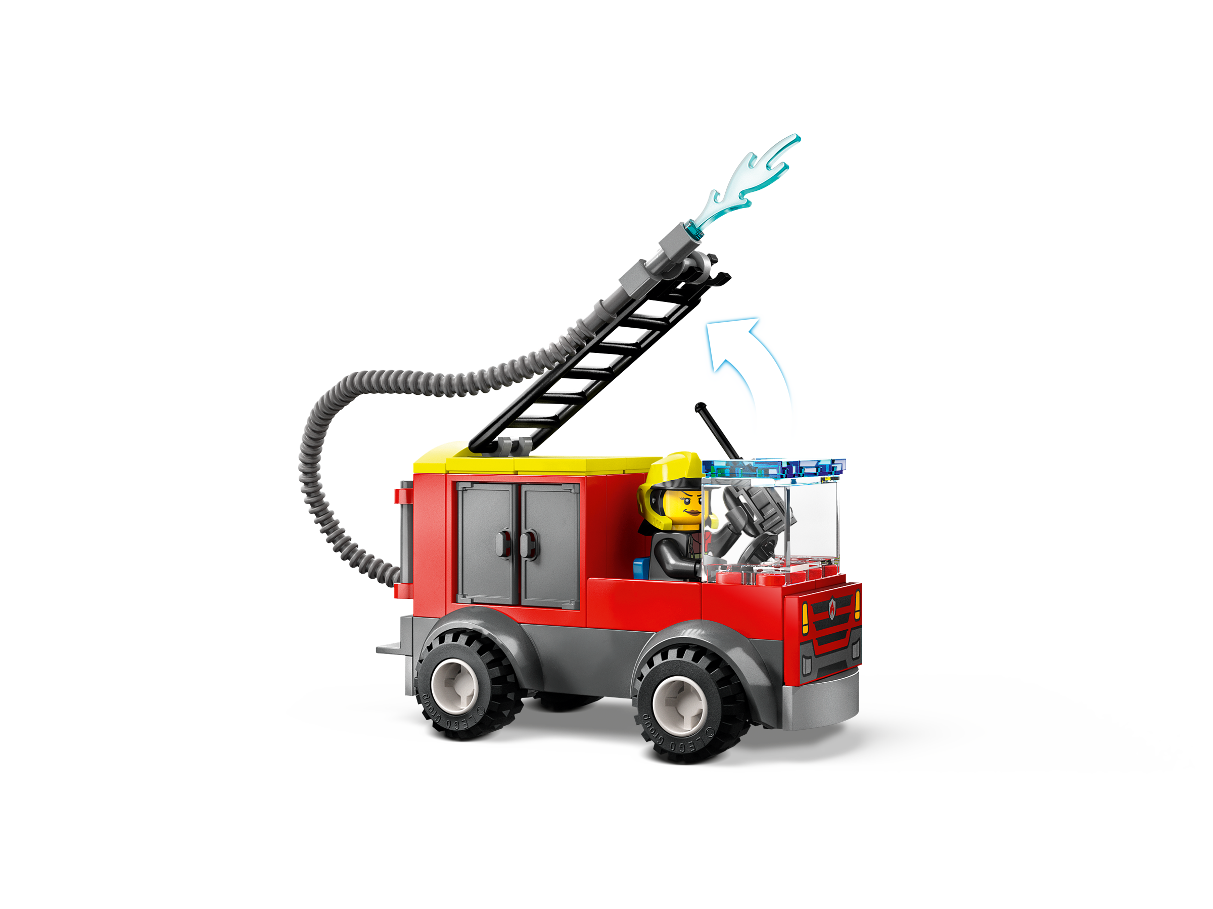 Feuerwehrstation und Löschauto 60375
